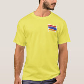 Armenia Brush Flag T-shirt (Voorkant)