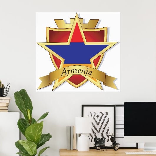 Armenia Crest Poster (Thuiskantoor)
