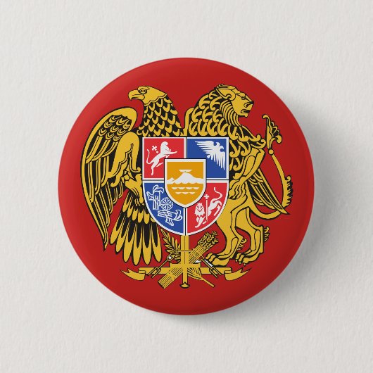 armenia emblem ronde button 5,7 cm (Voorkant)