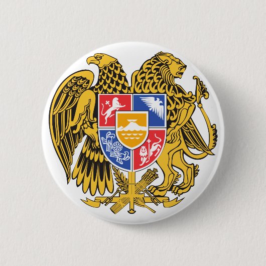 armenia emblem ronde button 5,7 cm (Voorkant)