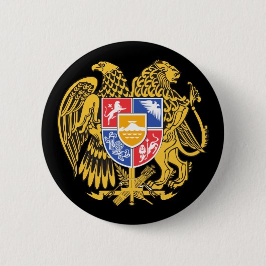 armenia emblem ronde button 5,7 cm (Voorkant)