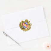 armenia emblem ronde sticker (Envelop)