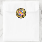 armenia emblem ronde sticker (Tas)