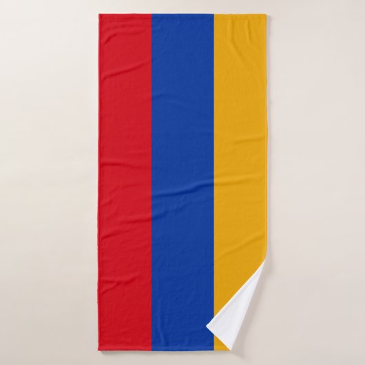 Armenia Flag Badhanddoek (Badhanddoek)