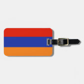Armenia Flag Bagagelabel (Voorkant horizontaal)