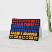 Armenia Flag Birthday Card Kaart (Voorkant)