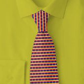 Armenia Flag Brick Pattern Stropdas