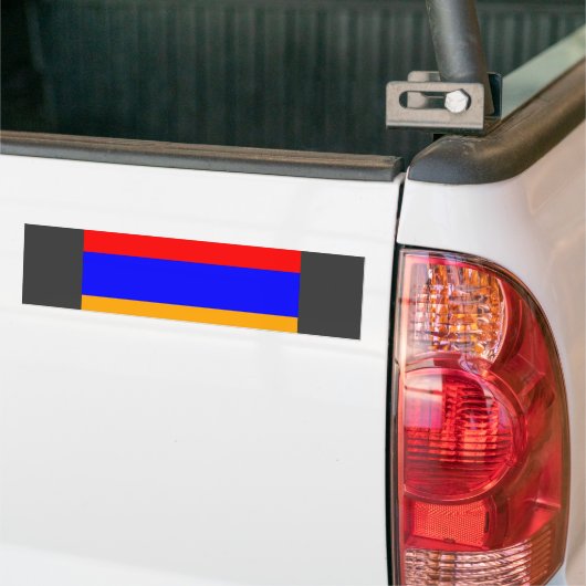 Armenia Flag Bumpersticker (Op Truck)