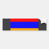 Armenia Flag Bumpersticker (Voorkant)