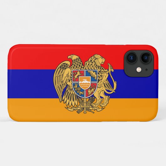 Armenia Flag Case-Mate iPhone Case (Achterkant (horizontaal))