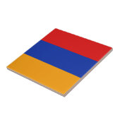 Armenia Flag Ceramic Tegel Tegeltje (Zijkant)