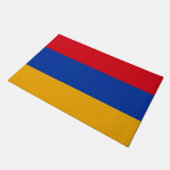 Armenia Flag Deurmat (Schuin)