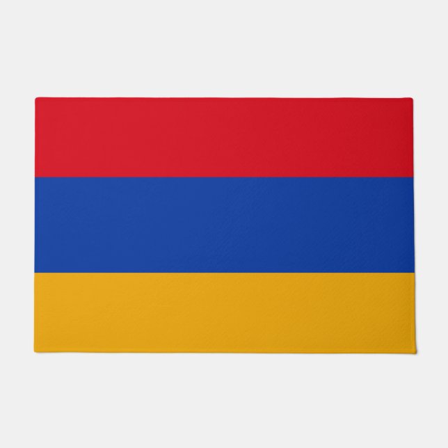 Armenia Flag Deurmat (Voorkant)