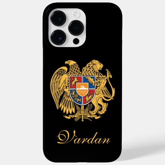 Armenia Flag gepersonaliseerd Case-Mate iPhone Case (Achterkant)