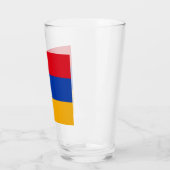 Armenia Flag Glas (Links)