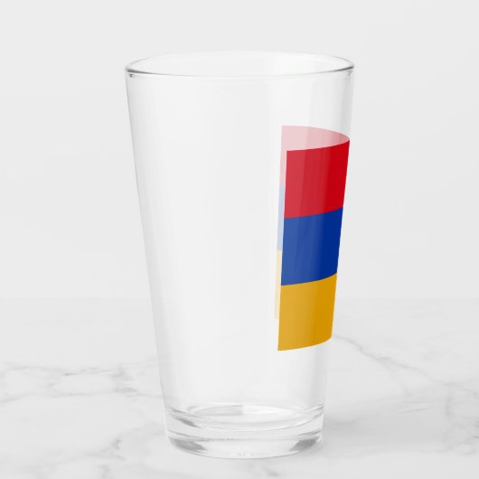 Armenia Flag Glas (Rechts)