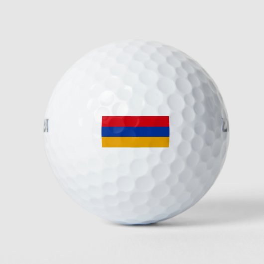 Armenia Flag Golfballen (Voorkant)
