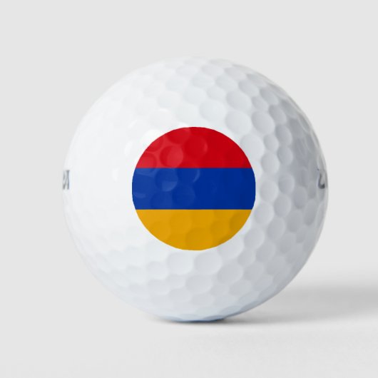 Armenia Flag Golfballen (Voorkant)