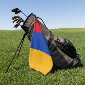 Armenia Flag Golfhanddoek (Groen)