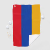 Armenia Flag Golfhanddoek (Insitu)