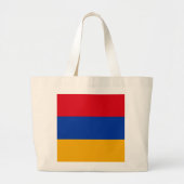 Armenia Flag Grote Tote Bag (Voorkant)
