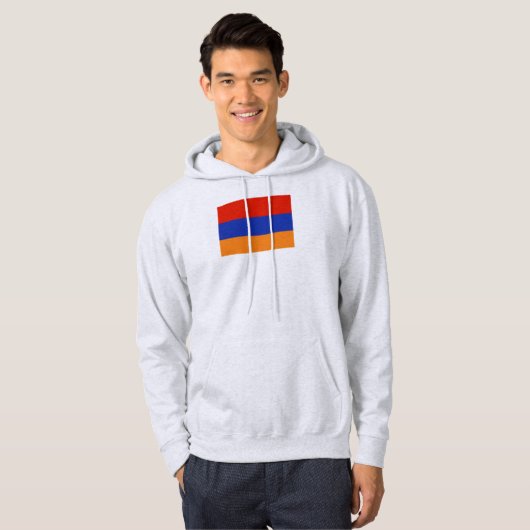 Armenia Flag Hoodie (Voorkant volledig)