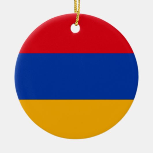 Armenia Flag Keramisch Ornament (Voorkant)