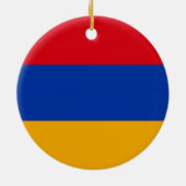 Armenia Flag Keramisch Ornament (Achterkant)
