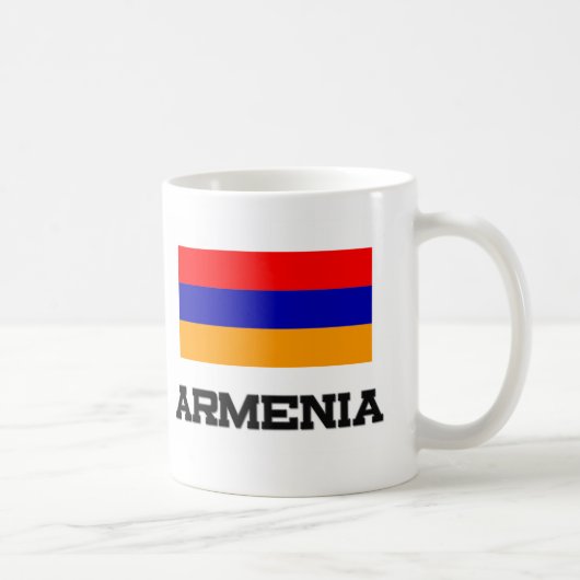 Armenia Flag Koffiemok (Rechts)