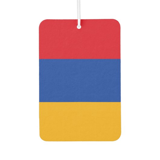 Armenia Flag Luchtverfrisser (Voorkant)