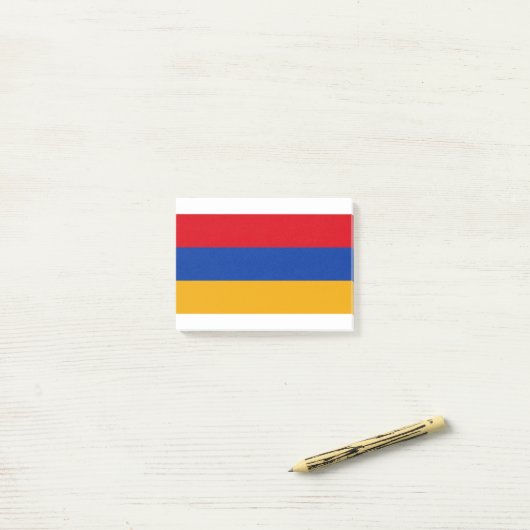 Armenia Flag Post-it® Notes (Op bureau)