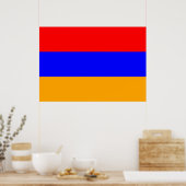 Armenia Flag Poster (Keuken)
