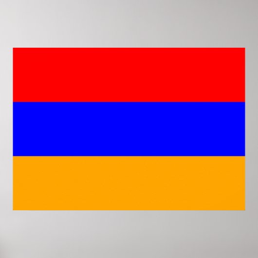 Armenia Flag Poster (Voorkant)