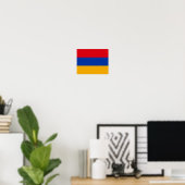 Armenia Flag Poster (Thuiskantoor)