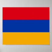 Armenia Flag Poster (Voorkant)