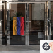 Armenia Flag Raamsticker (Kantoordeur)
