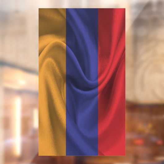 Armenia Flag Raamsticker (Vel 2)