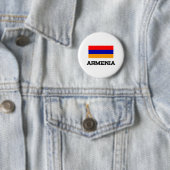 Armenia Flag Ronde Button 5,7 Cm (In situ)