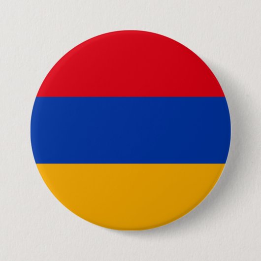 Armenia Flag Ronde Button 7,6 Cm (Voorkant)