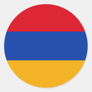 Armenia Flag Ronde Sticker