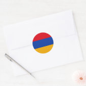 Armenia Flag Ronde Sticker (Envelop)