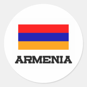 Armenia Flag Ronde Sticker
