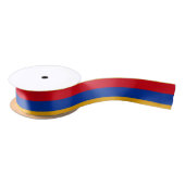 Armenia Flag Satijnen Lint (Spoel)