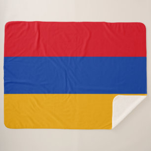 Armenia Flag Sherpa Deken