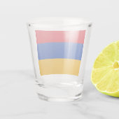 Armenia Flag Shot Glas (Achterkant)
