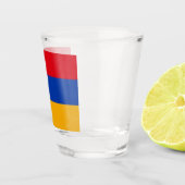 Armenia Flag Shot Glas (Rechts)