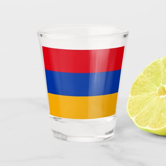 Armenia Flag Shot Glas (Voorkant)