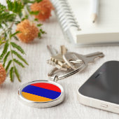Armenia Flag Sleutelhanger (Zijkant)