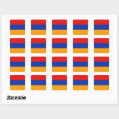 Armenia Flag Sticker (Vel)