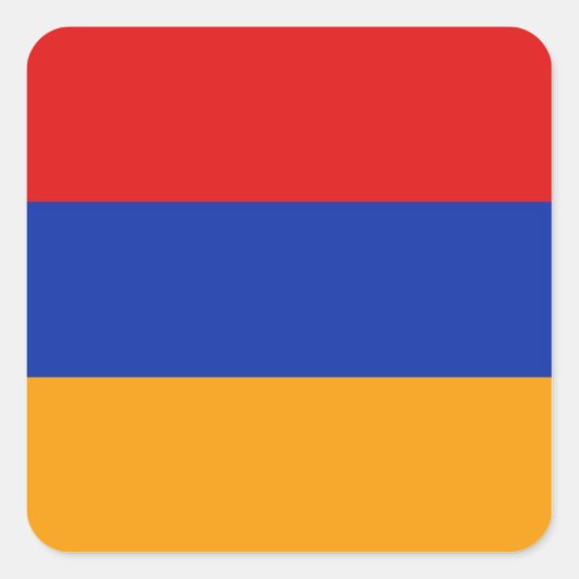Armenia Flag Sticker (Voorkant)